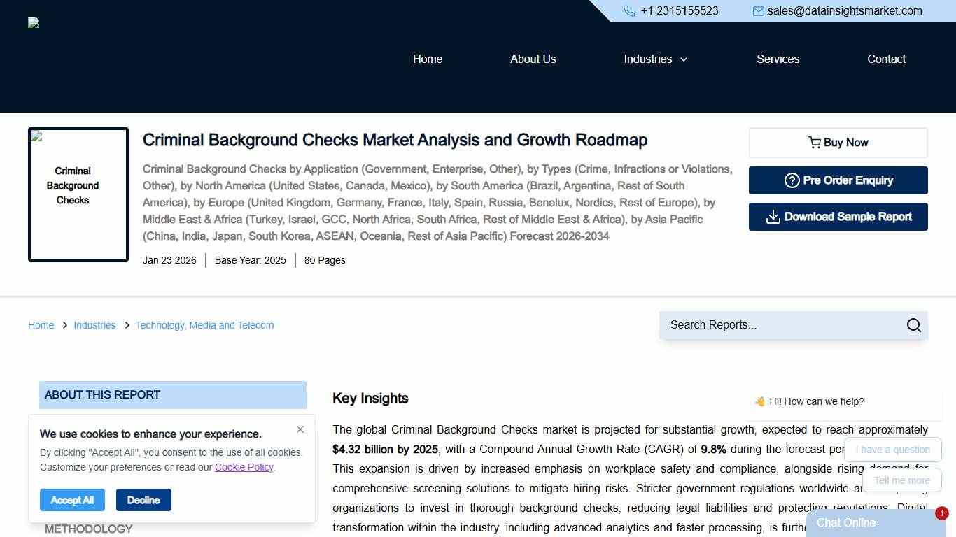 Criminal Background Checks Market Analysis and Growth Roadmap